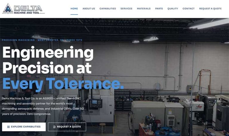 Delta Machine and Tool Website